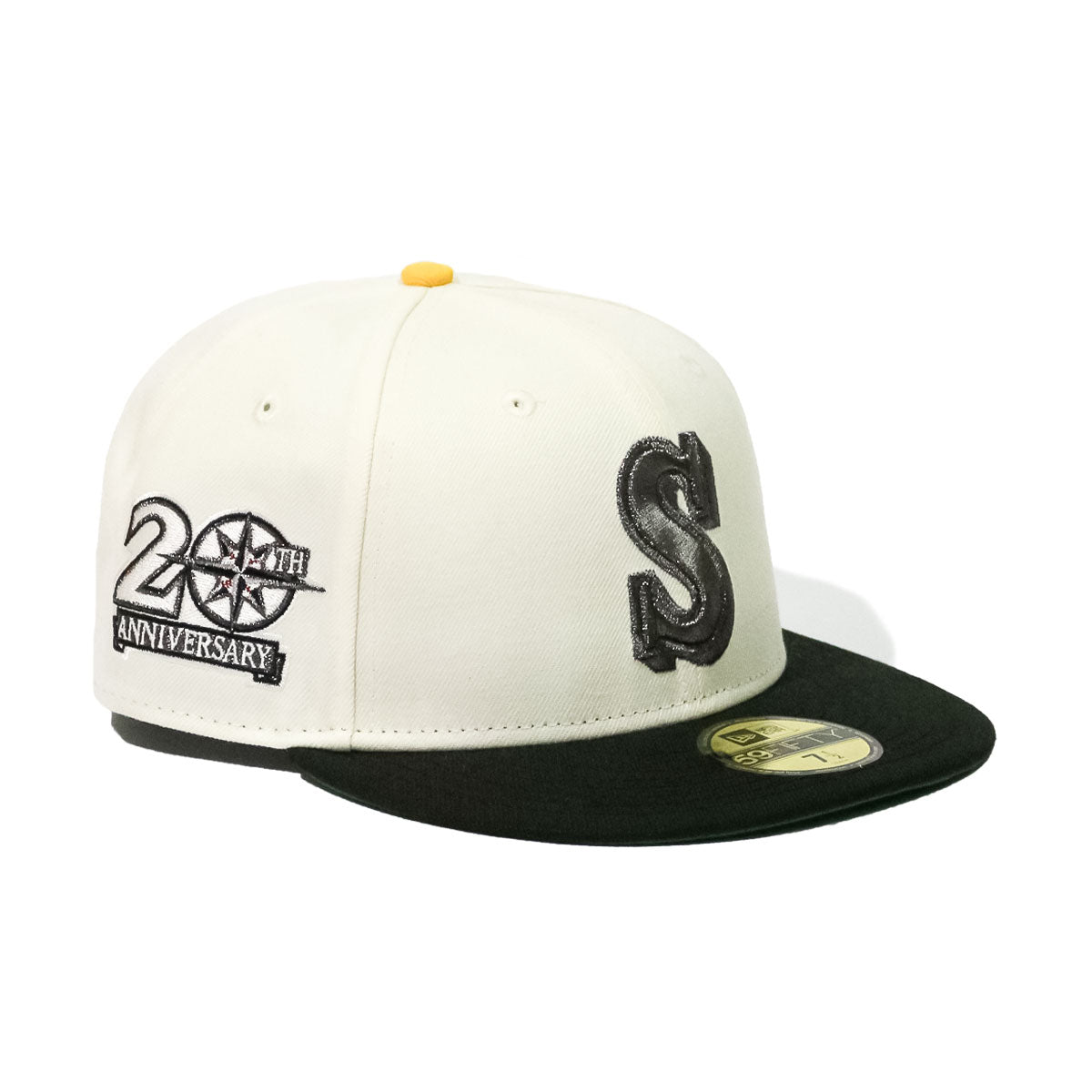 NEW ERA Seattle Mariners - 59FIFTY 20TH ANNIVERSARY CREAME/BROWN