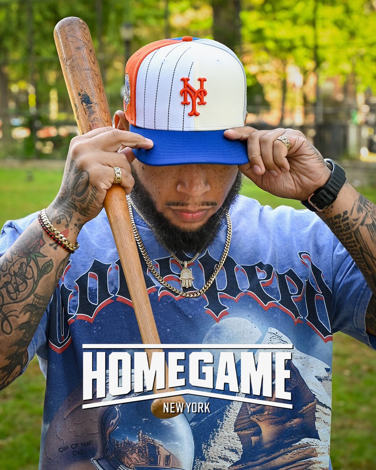 NEW ERA - New York Mets NYCO 59FIFTY 50th Anniversary Multi/Blue