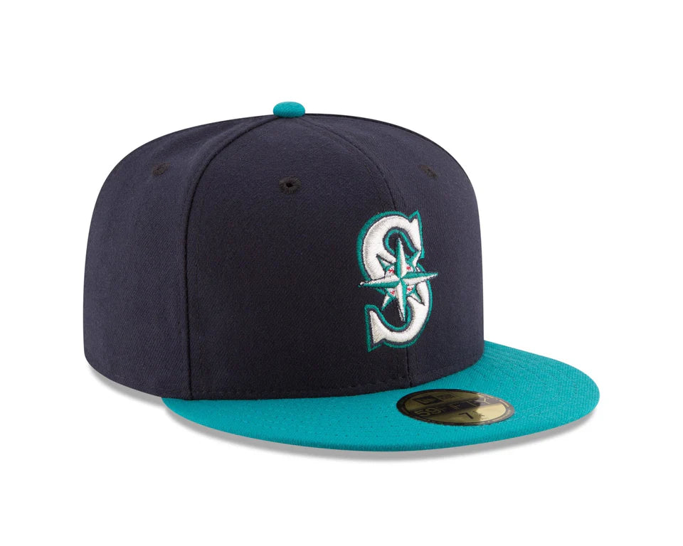 NEW ERA Seattle Mariners - ACPERF ON-FIELD ALTERNATE NAVY/NORTH WEST GREEN  【14524851】