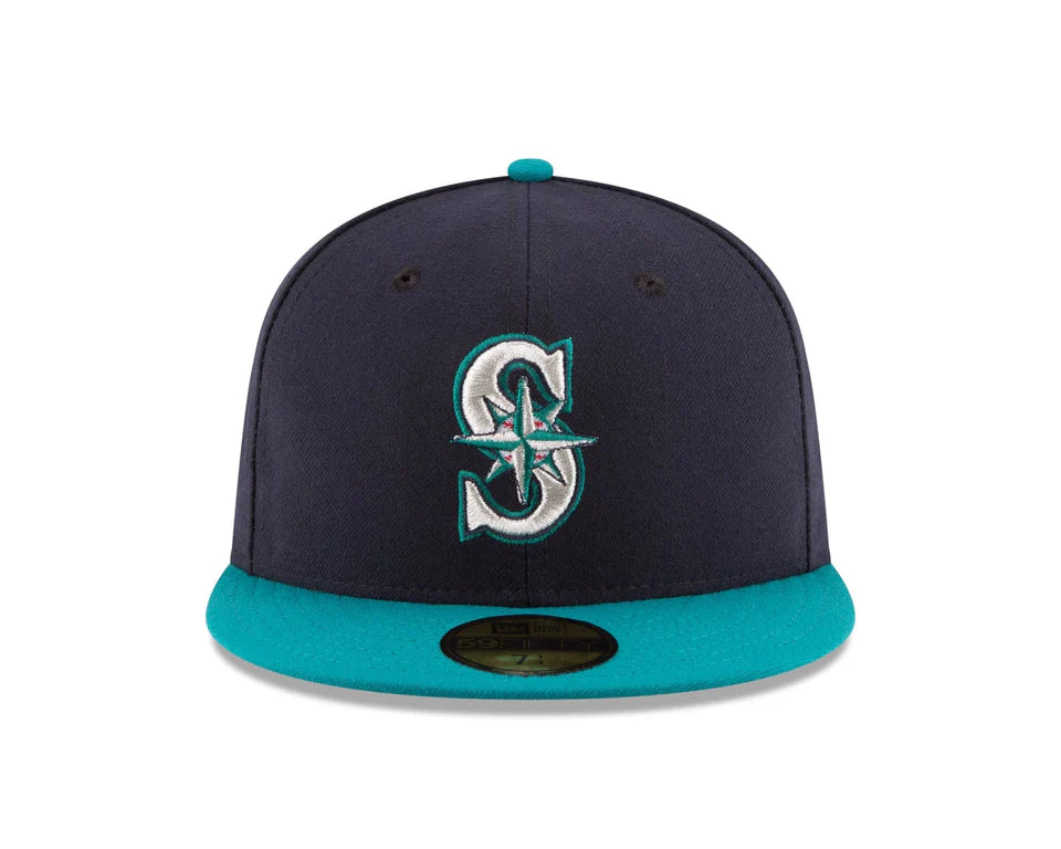 NEW ERA Seattle Mariners - ACPERF ON-FIELD ALTERNATE NAVY/NORTH WEST GREEN  【14524851】