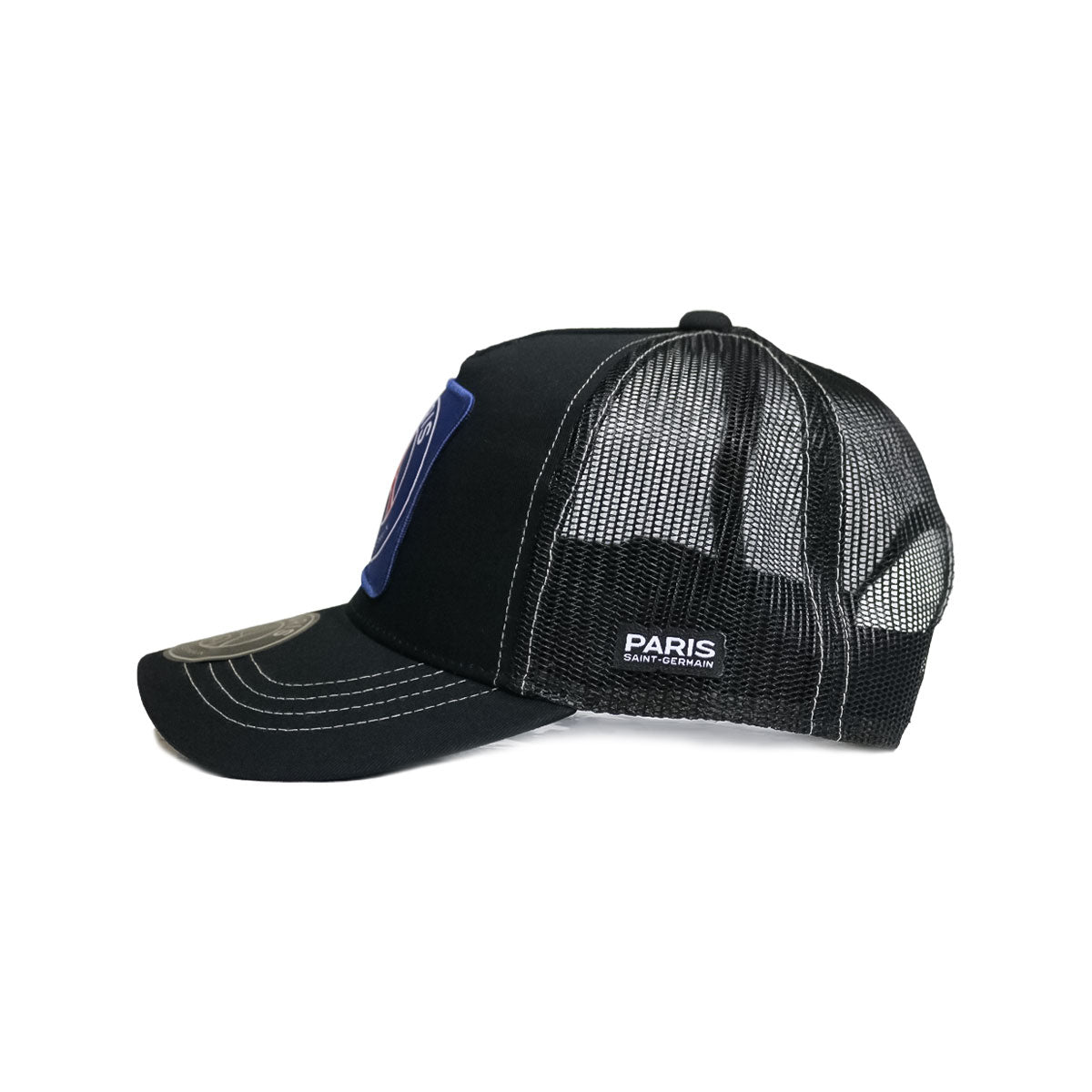 PARIS WAPPEN TRUCKER CAP BLACK/NAVY 【PSG-MCP01】