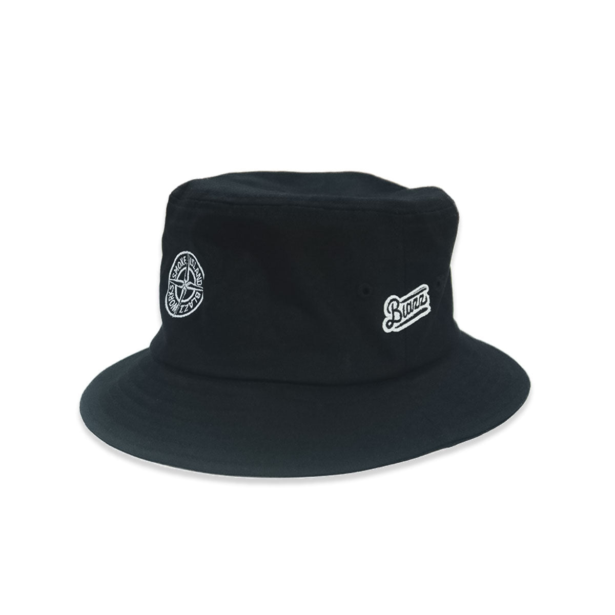 SMOKE ISLAND BUCKET HAT BLACK/NVY/KHAKI