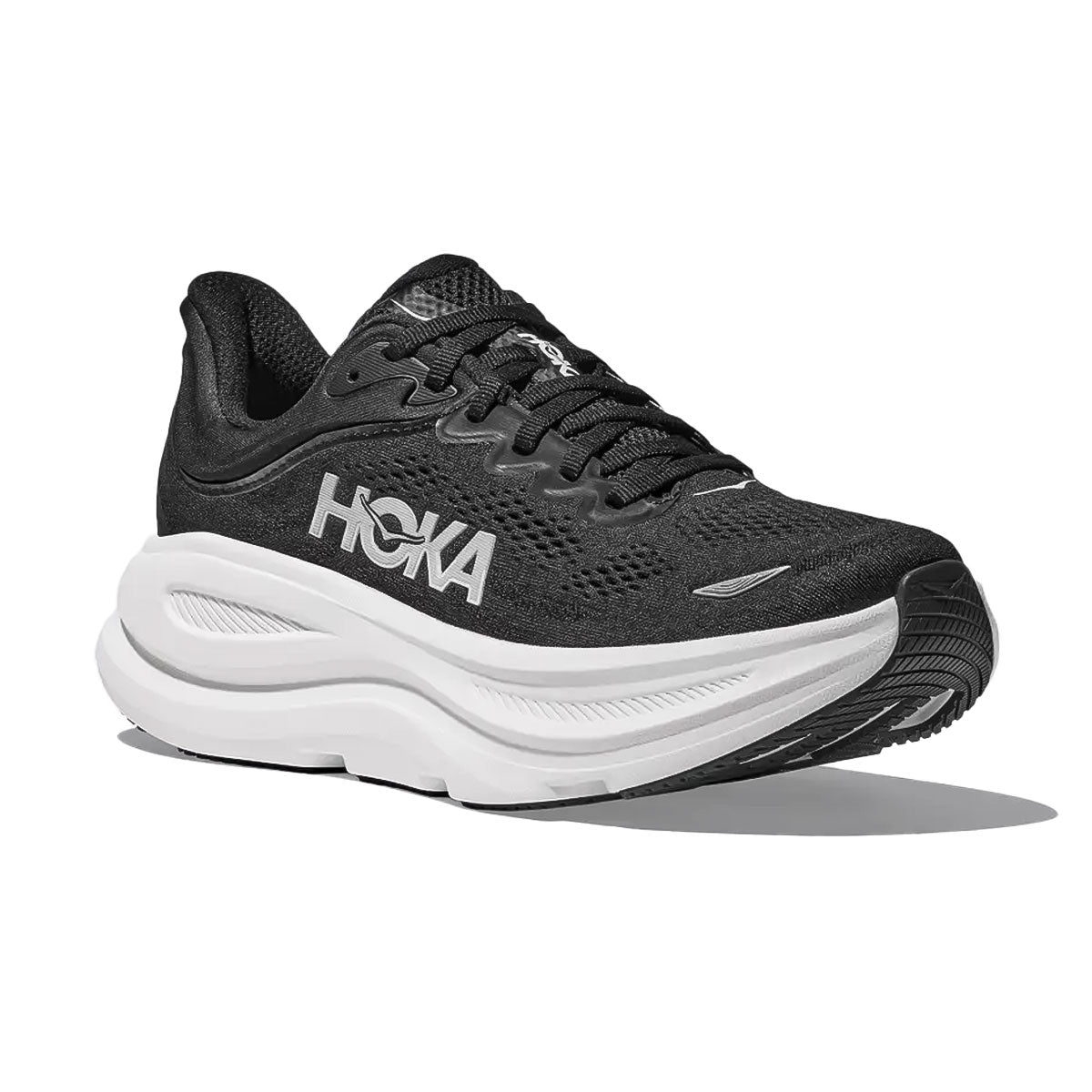 HOKA - BONDI 9 MENS BLACK/WHITE 【1162011-BWHT】