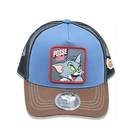 TOM and JERRY POSSE CAT TRUCKER CAP NV/BROWN 【WNTJ-MCP01】