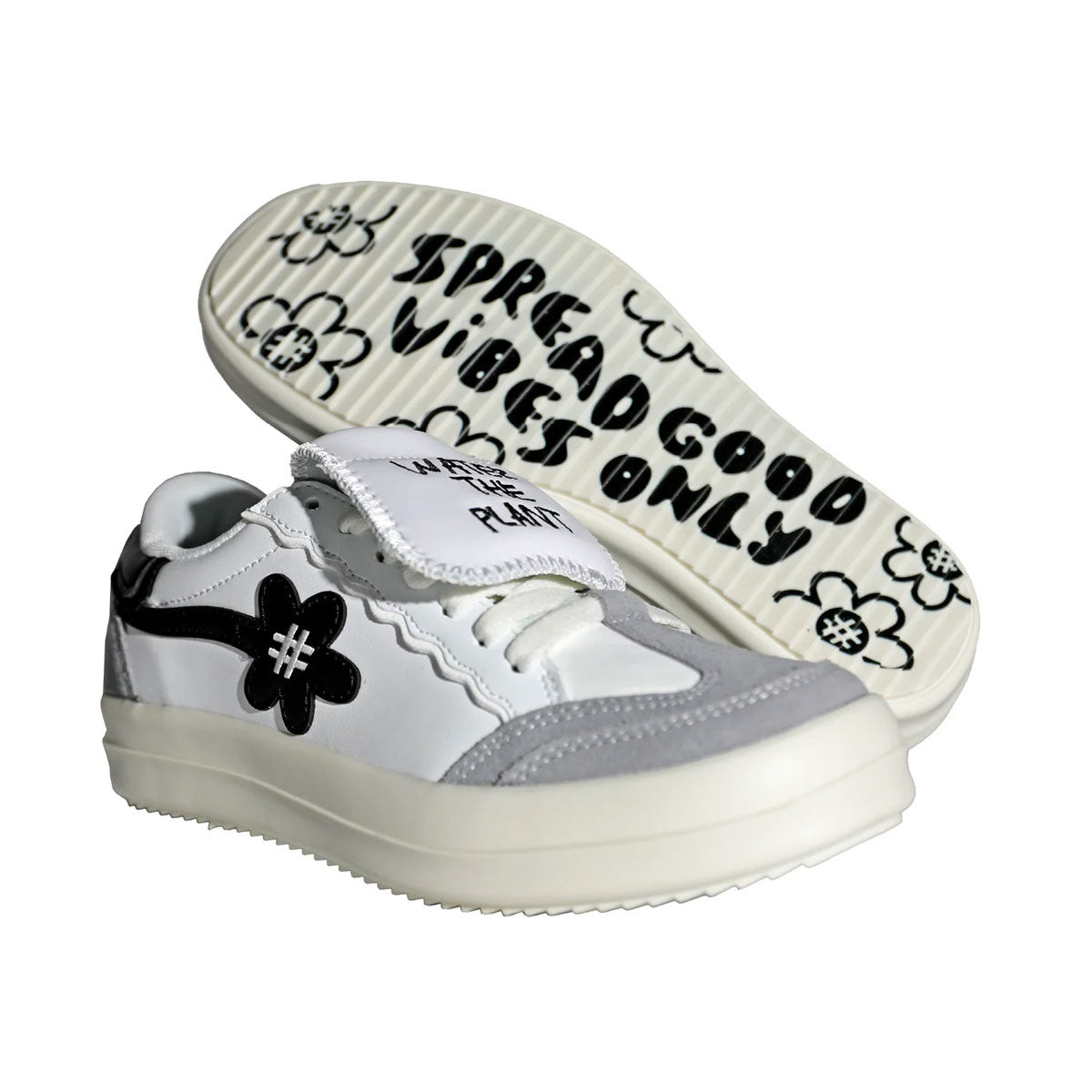 WATER THE PLANT - ”BONE” Vintage Kicks | White