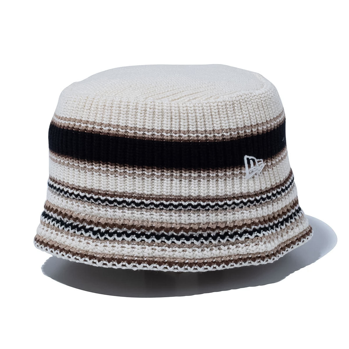 NEW ERA - KNIT BUCKET MULTI BORDER OFF WHITE 【14518193】