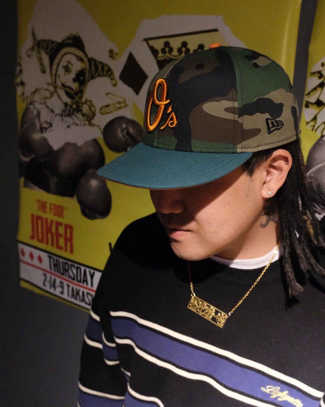 NEW ERA - BALTIMORE ORIOLES CO CAMDEN YARD 30TH 59FIFTY WD CAMO/EGRN【71021910】