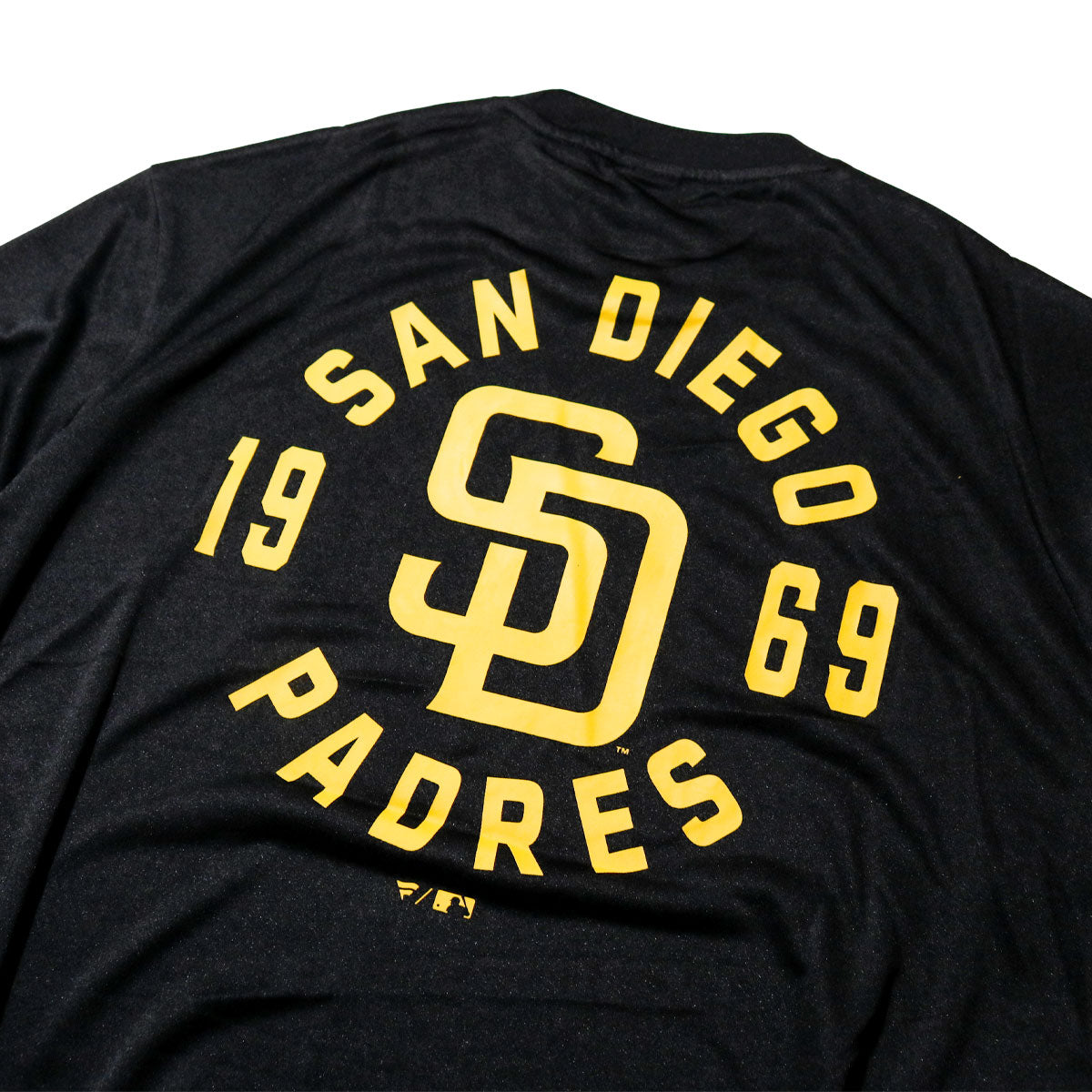 Fanatics - San Diego Padres - MLB BACK CIRCLE LOGO S/S ACTIVE DRY TEE BLACK 【ML0126SS0002】