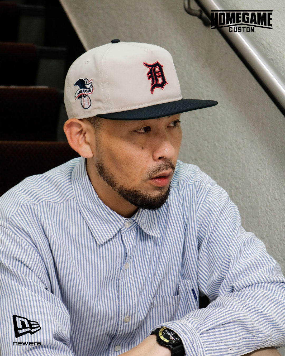 NEW ERA - DETROIT TIGERS CO OL 19TWENTY STONE/NAVY【15162395】