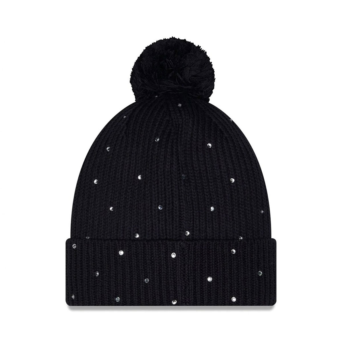 NEW ERA - New York Yankees Rhinestone Cuffed Knit Hat with Pom NAVY 【60922617】