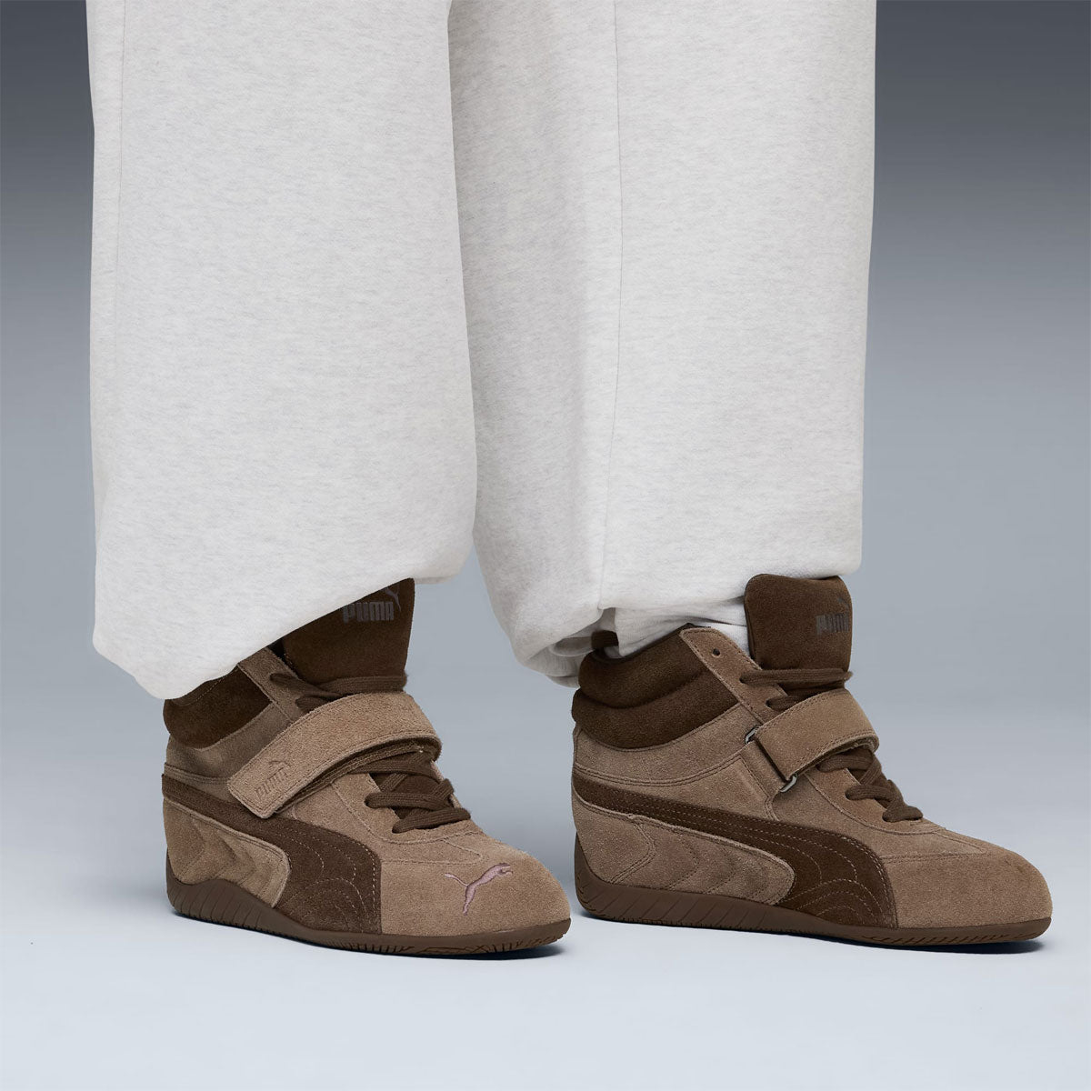 PUMA - SPEEDCAT WEDGE Totally Taupe/Chocolate【407878-01