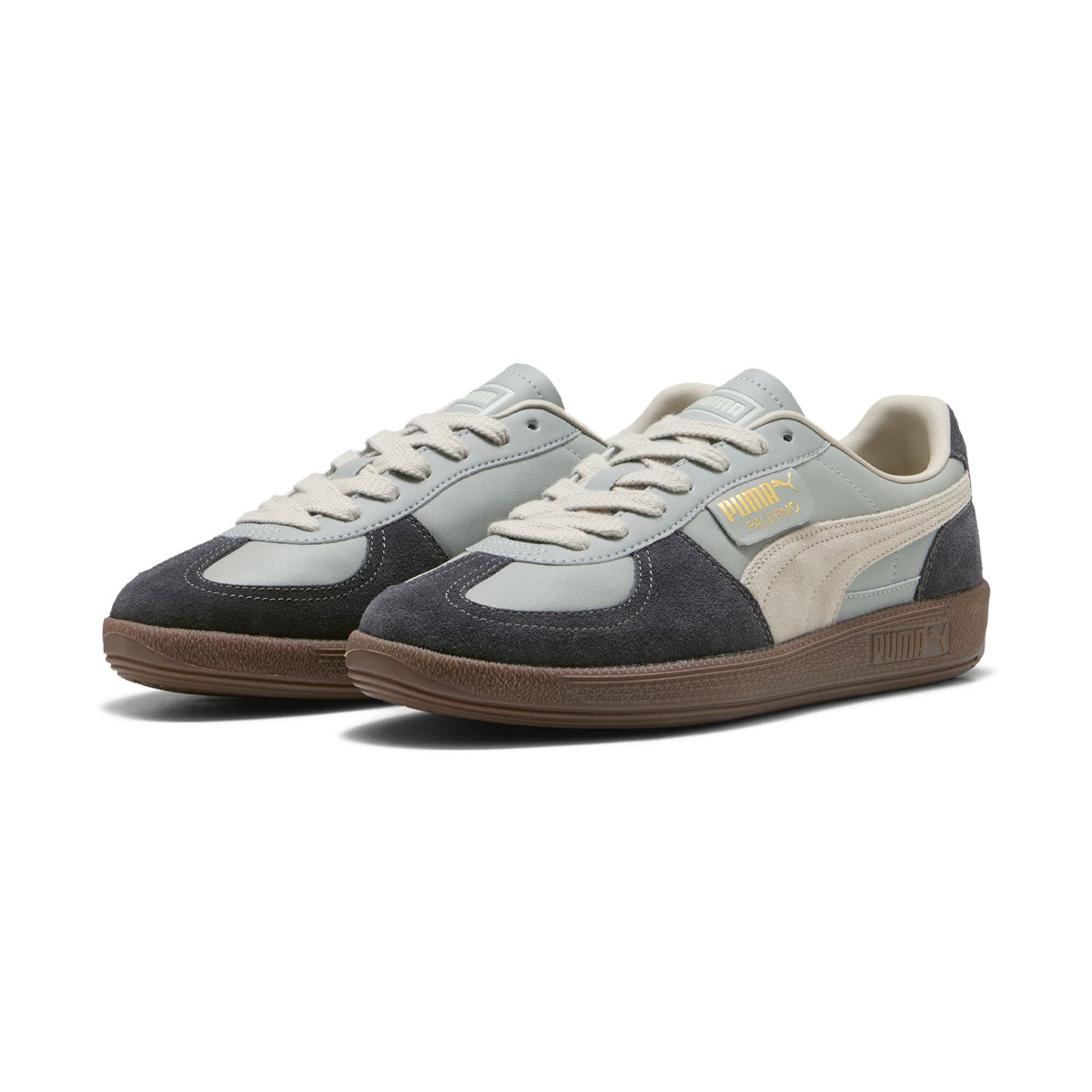 PUMA - PALERMO LTH SMOKEY GRAY/DESERT DUST 【396464-23】