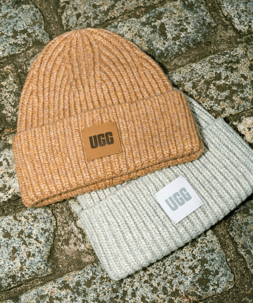UGG - U CHUNKY RIB BEANIE 【20061-LGRY】