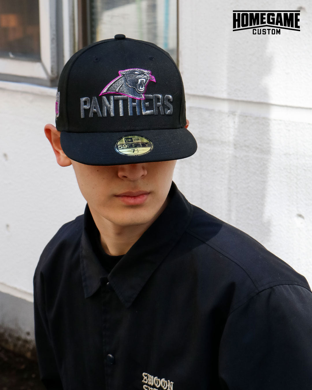 NEW ERA - Carolina Panthers CO NFL SHIELD 59FIFTY BLACK 【71024204】