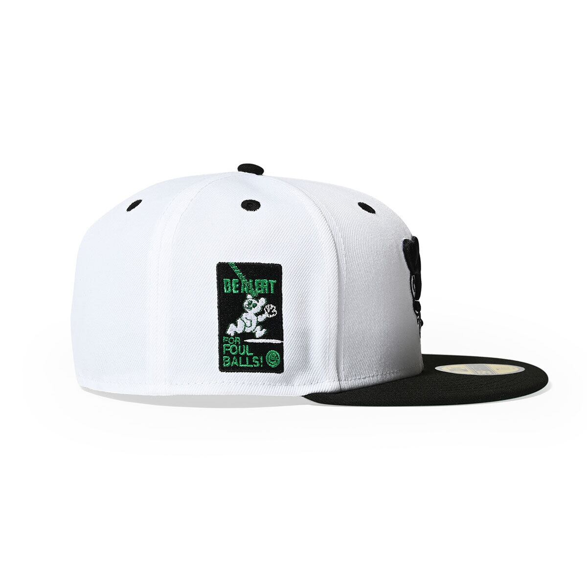 NEW ERA Chicago Cubs - 59FIFTY CO BE ALART FOR FOUL BALLS WHITE/BLACK【70890304】