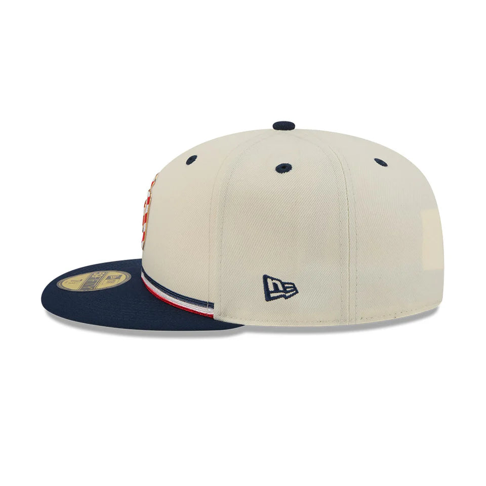 NEW ERA - San Diego Padres 59FIFTY ON-FIELD 2026 MLB Independence Day 4th of July CHROME WHITE【14939273】