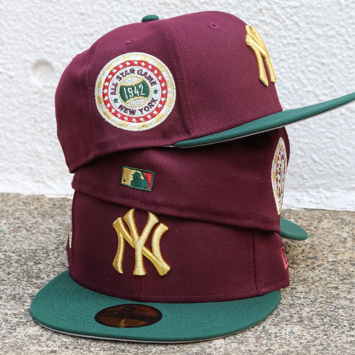 NEW ERA New York Yankees - 59Fifty 1942 All Star Game Maroon/Green