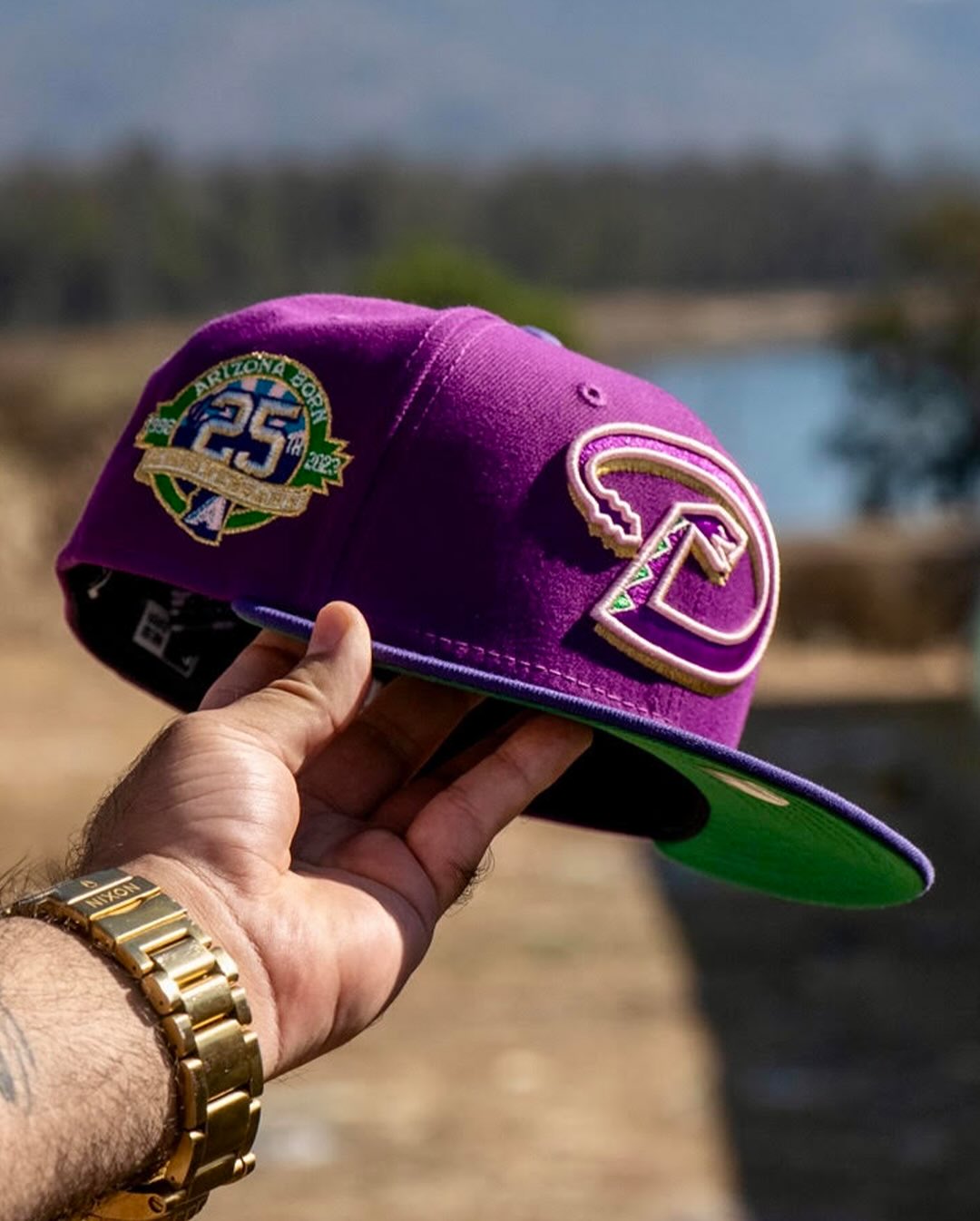 NEW ERA Arizona Diamondbacks - 59Fifty 1998 25th Anniversary Purple/New Orchid