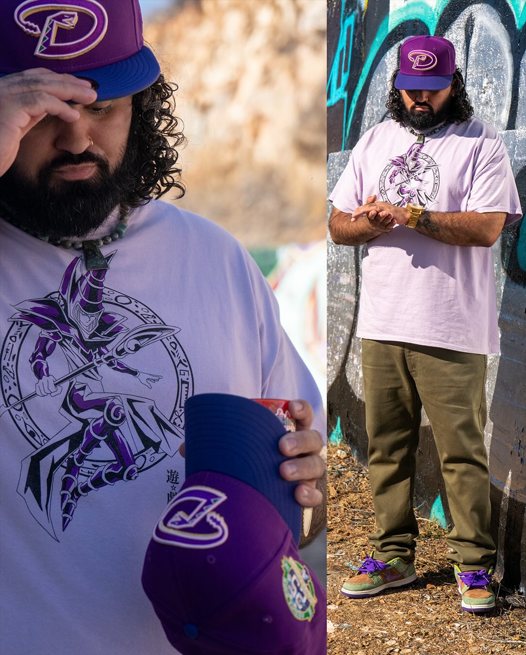 NEW ERA Arizona Diamondbacks - 59Fifty 1998 25th Anniversary Purple/New Orchid