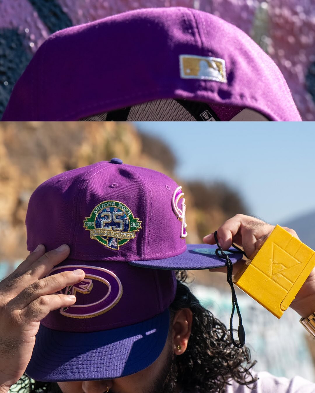 NEW ERA Arizona Diamondbacks - 59Fifty 1998 25th Anniversary Purple/New Orchid