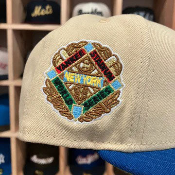 NEW ERA - 59FIFTY Shock Drop 奧林匹克洋基隊 1939 年世界大賽維加斯金/淺皇家