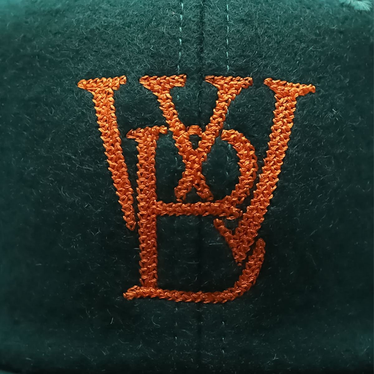 WOODBLOCK CLASSIC WB LOGO WOOL CAP GREEN 【WB-CL-002】