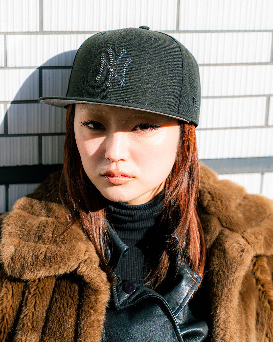 NEW ERA - NEW YORK YANKEES CO RHINESTONE 9FIFTY BLACK【15063035】