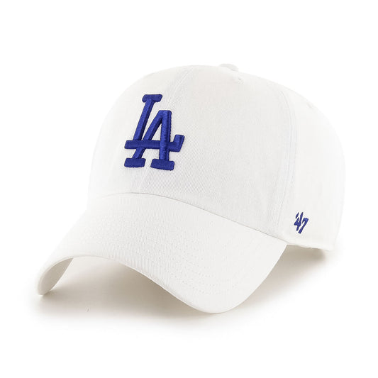 ’47 BRAND Los Angeles Dodgers - CLEAN UP WHITE 【14751210 47A B-RGW12GWS-WHE】