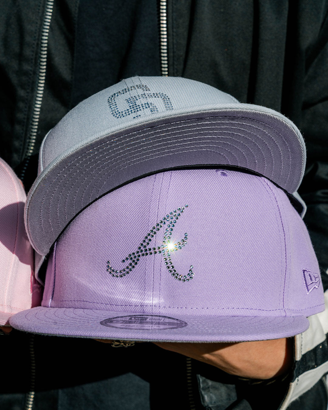 NEW ERA - ATLANTS BRAVES CO RHINESTONE 9FIFTY PURPLE【15063037