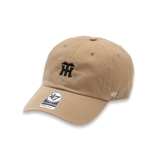 ’47 BRAND 阪神 Tigers '47 CLEAN UP MINI LOGO KHAKI 【NPB-BSRNR04GWS】