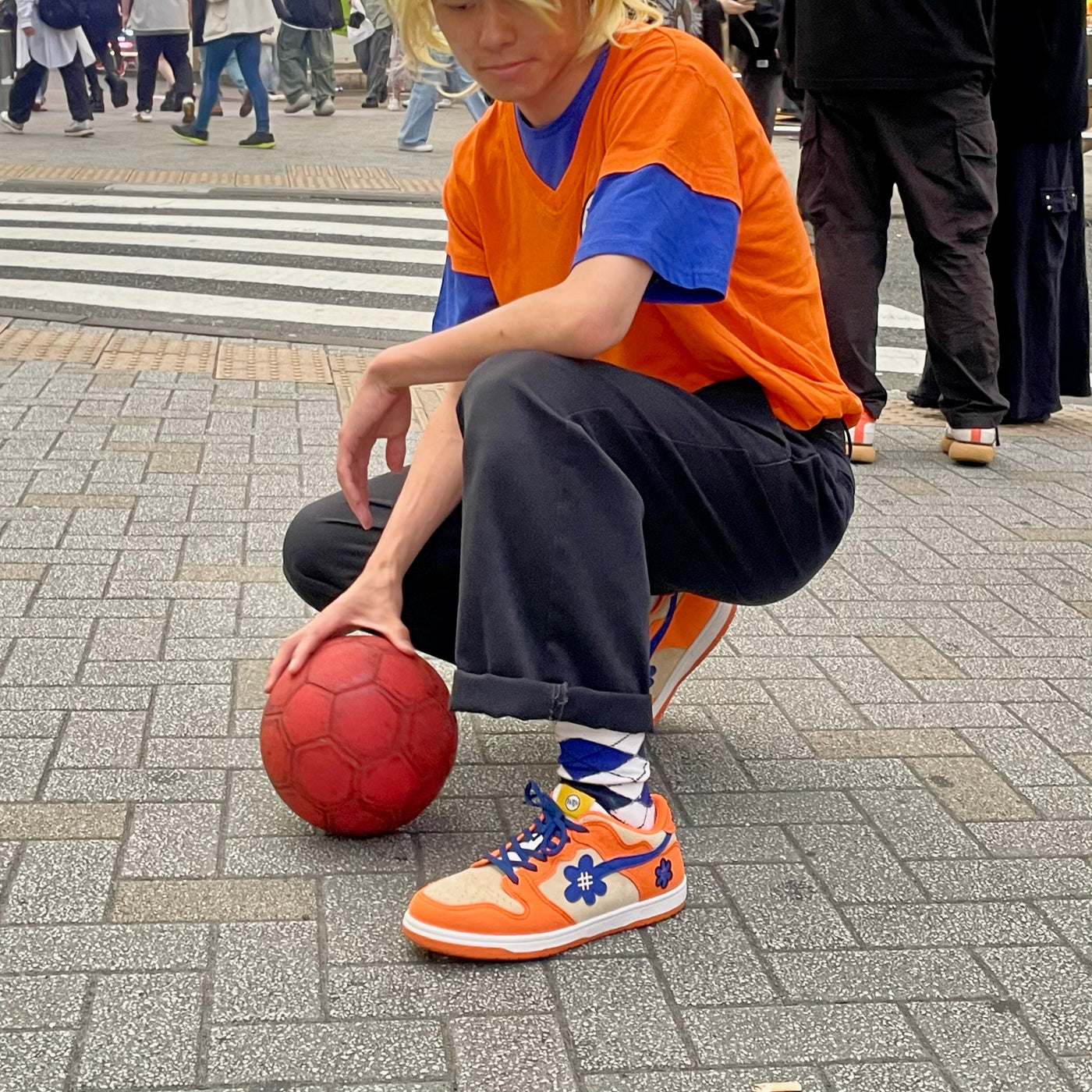 WATER THE PLANT ウォーターザプラント WTP ”SUPER S” DREAM KICKS スニーカー ORANGE オレンジ