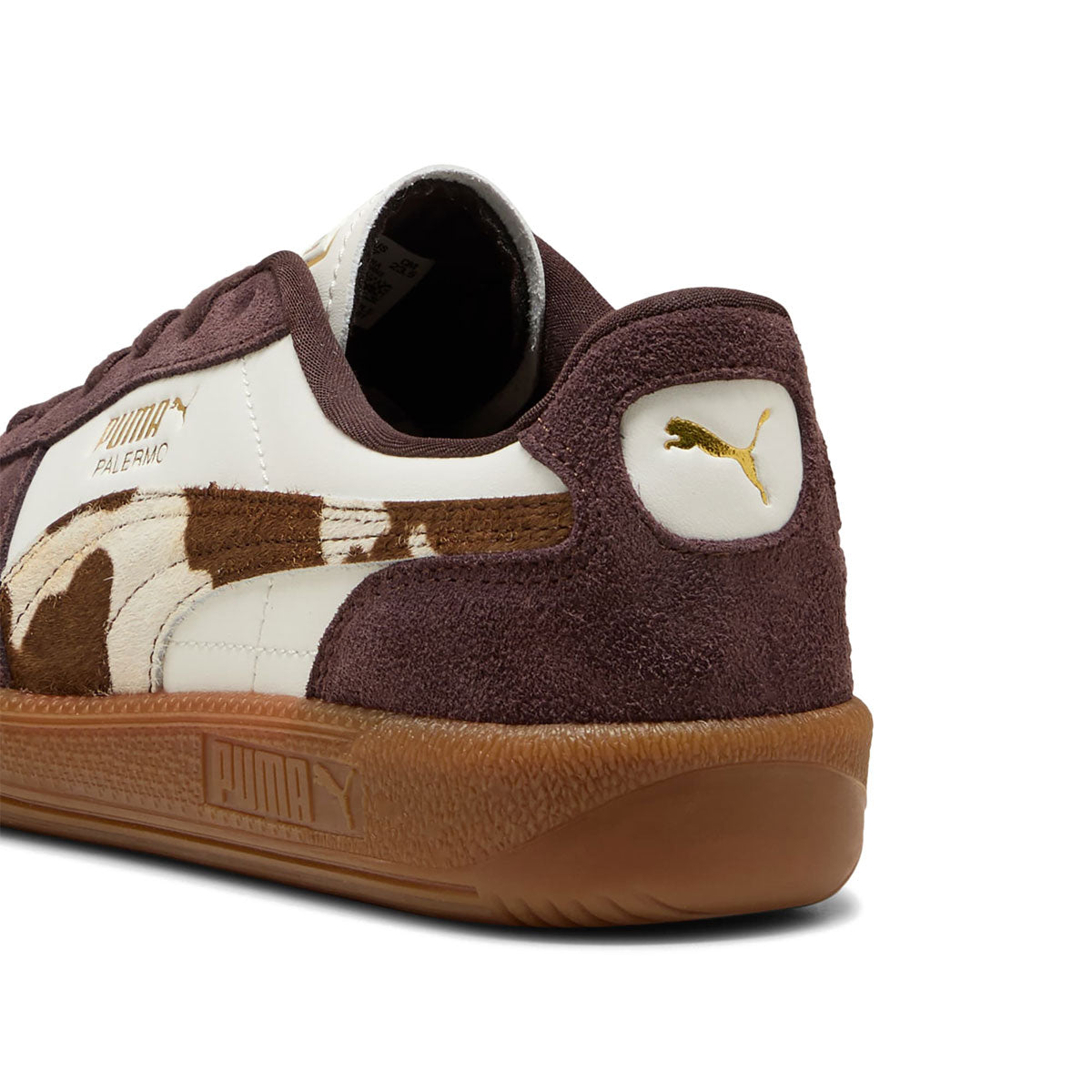 PUMA - PALERMO COW WNS WARM WHITE-CHOCOLATE BROWN 【406129-01】