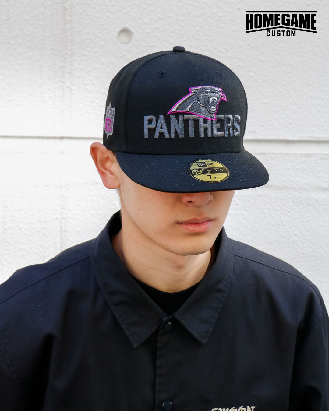 NEW ERA - Carolina Panthers CO NFL SHIELD 59FIFTY BLACK 【71024204