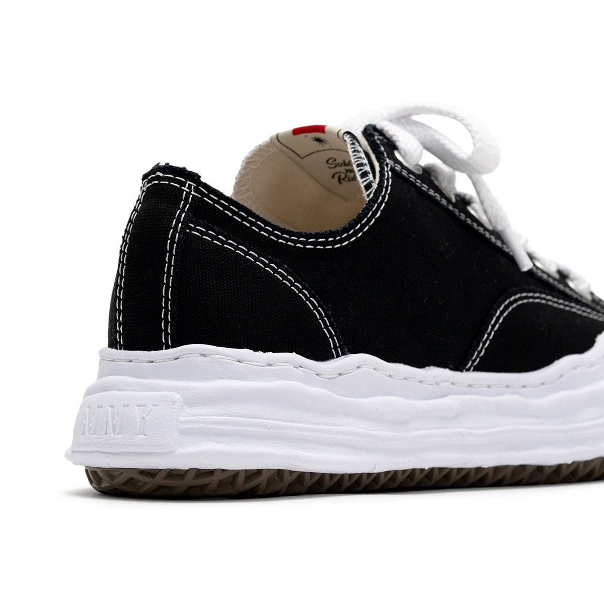 Maison MIHARA YASUHIRO -  "HANK" OG Sole Canvas Low-top Sneaker BLACK 【A05FW702】