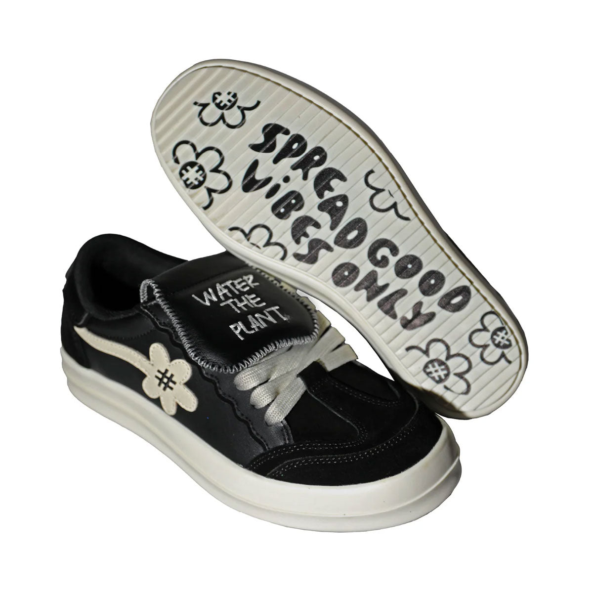 WATER THE PLANT - ”GHOST” Vintage Kicks | Black