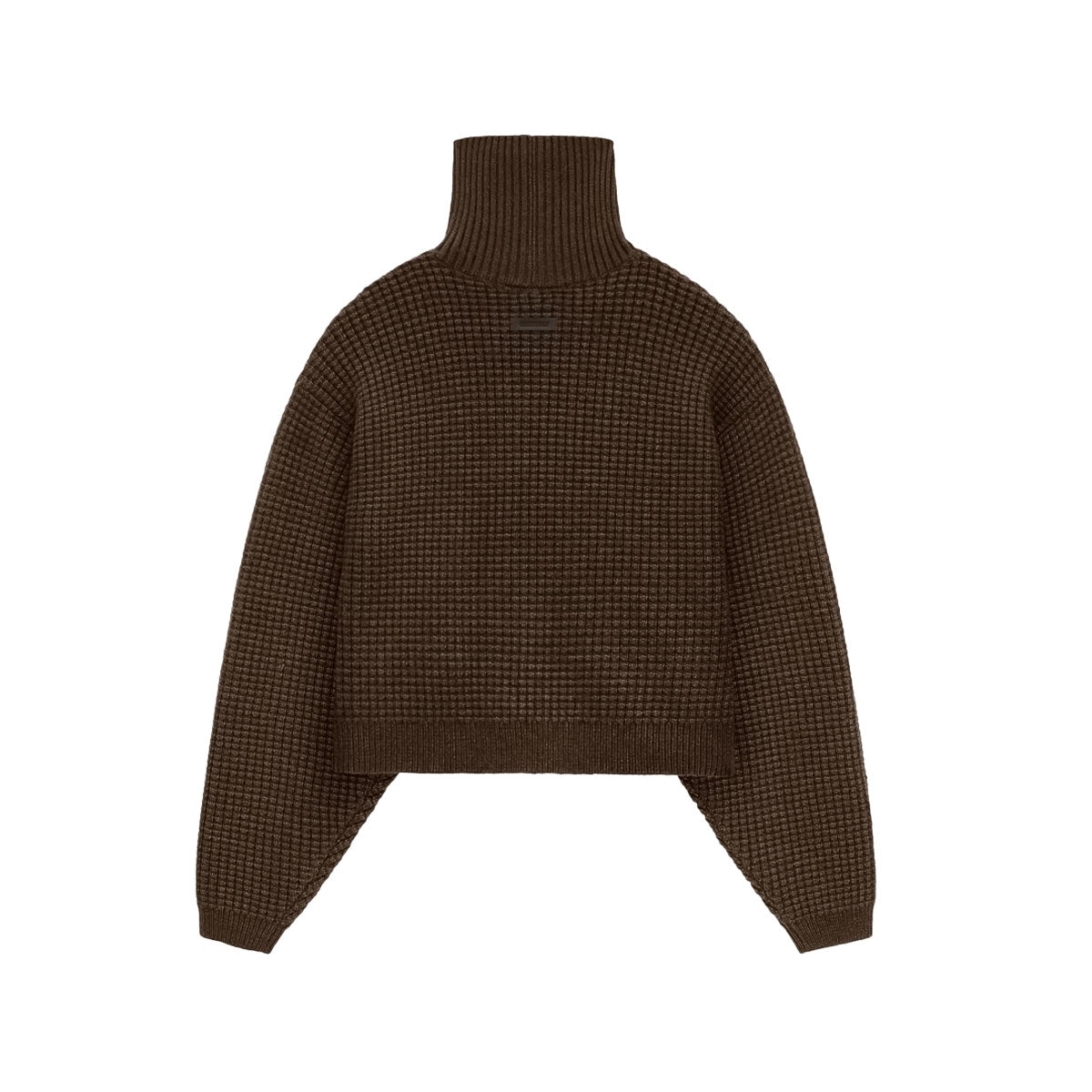 Fear of God ESSENTIALS - HEAVY WAFFLE CROPPED TURTLENECK BROWN 【192HO247325FW】