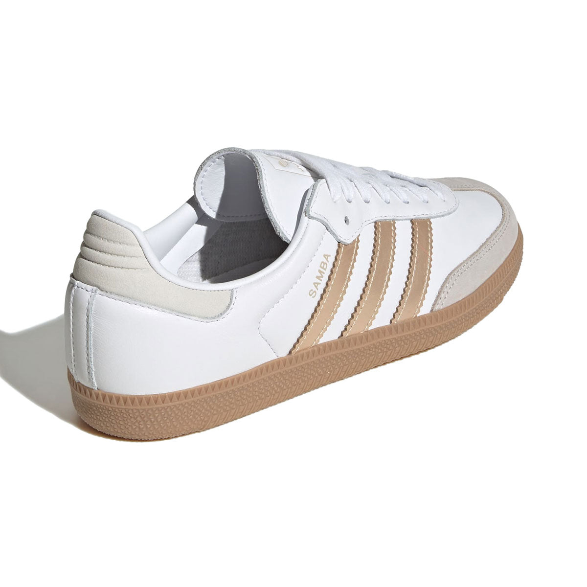 adidas - WMNS SAMBA OG  Cloud White/Wonder Gold Met/Grey One 【IH9127】