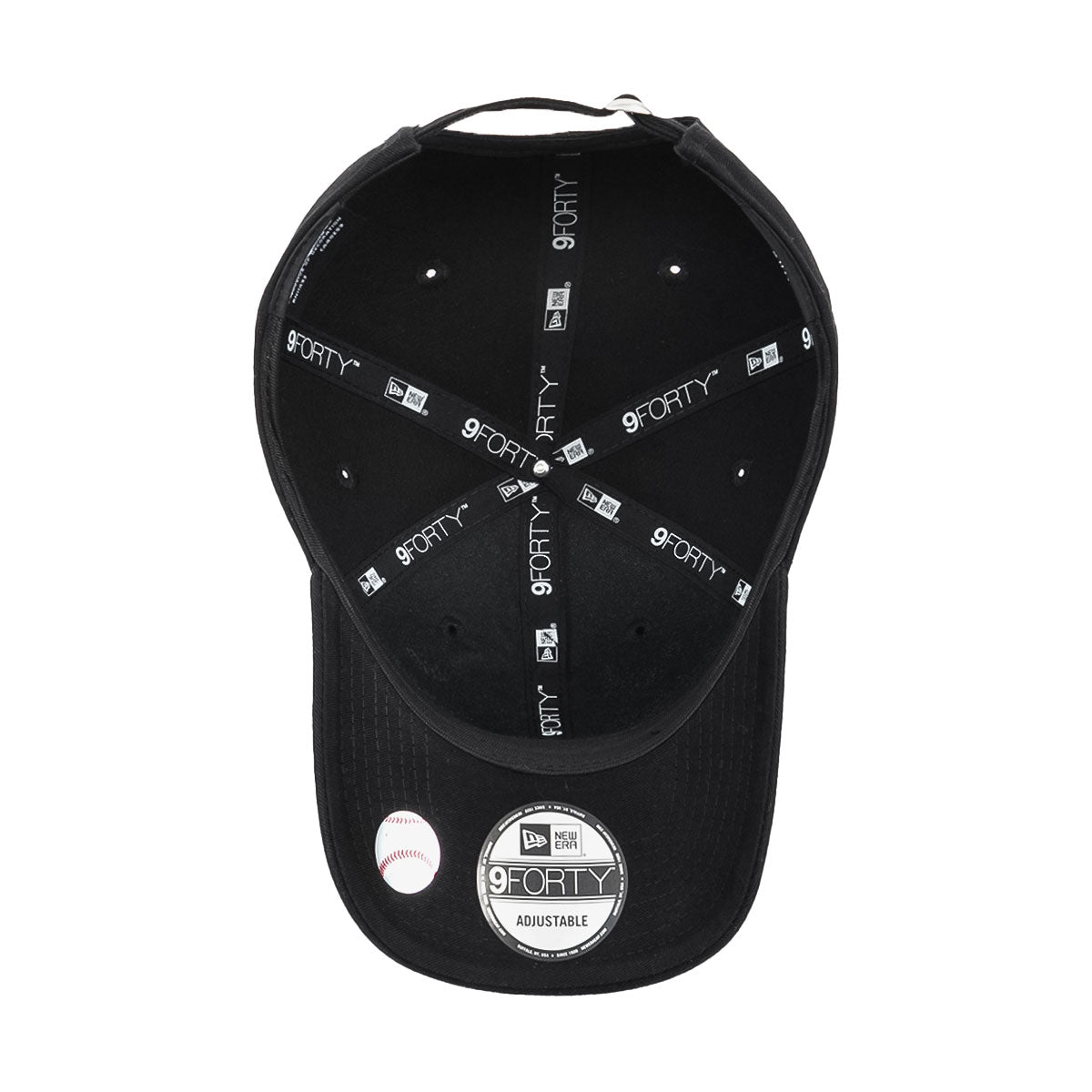 NEW ERA NEW YORK YANKEES - 9FORTY UNST MLB MICRO LOGO BALL CAP BLACK 【12836212】