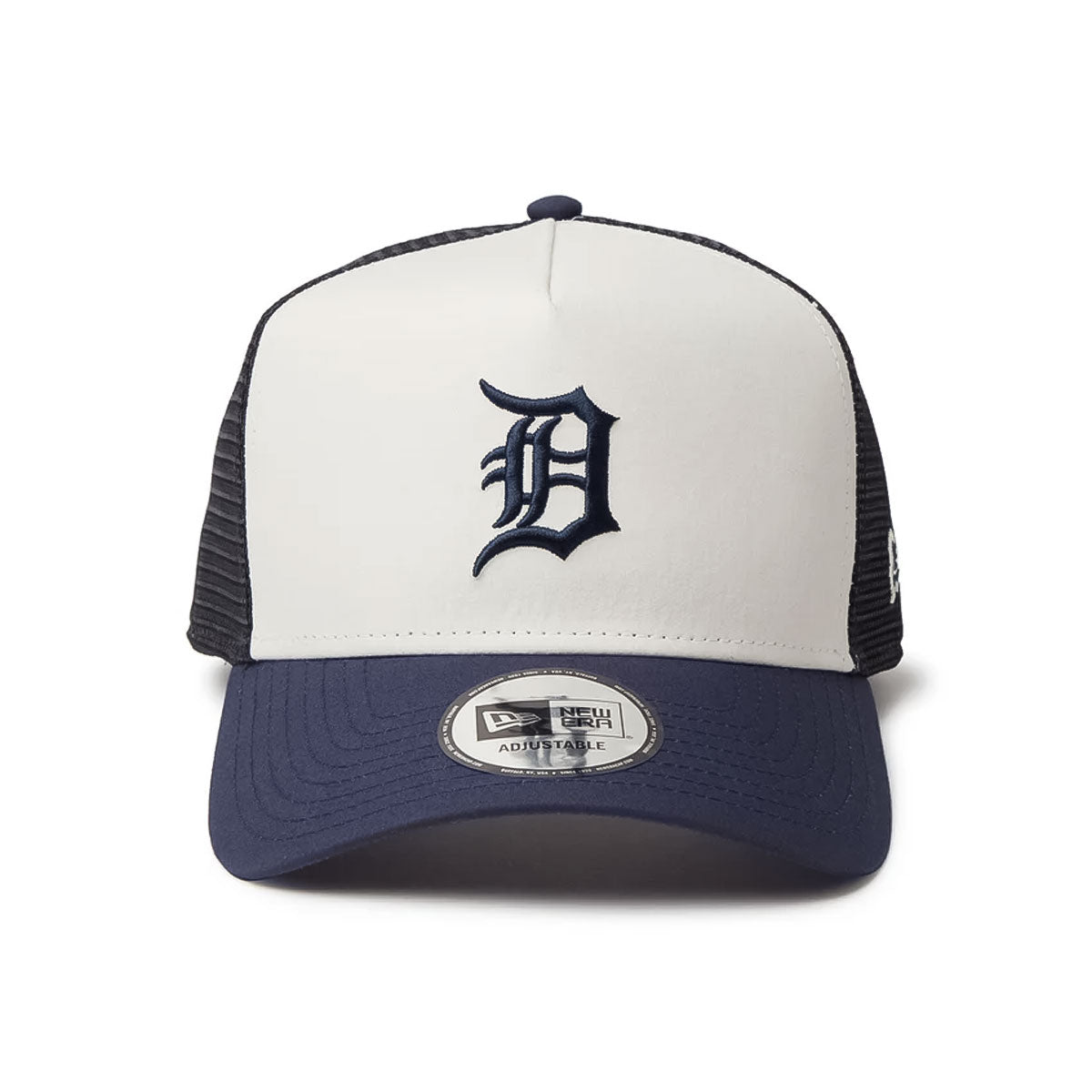 NEW ERA Detroit Tigers - 9Forty A-Frame MLB Typewriter CHROME/NAVY【14388616】