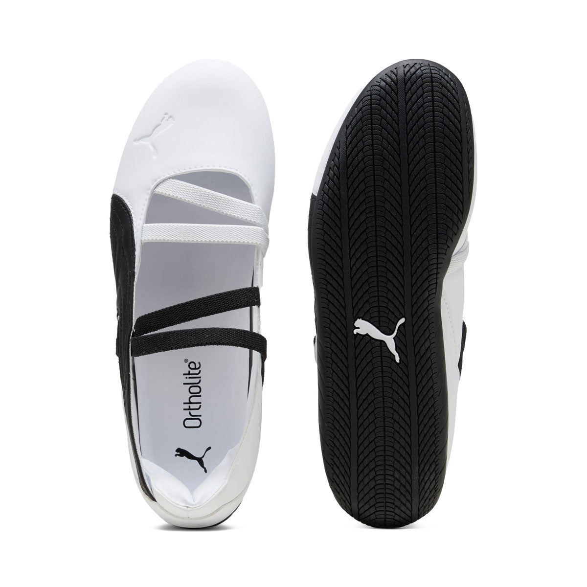 PUMA - WMNS SPEEDCAT BALLET LTHR PUMA WHITE/PUMA BLACK 【406144-03】