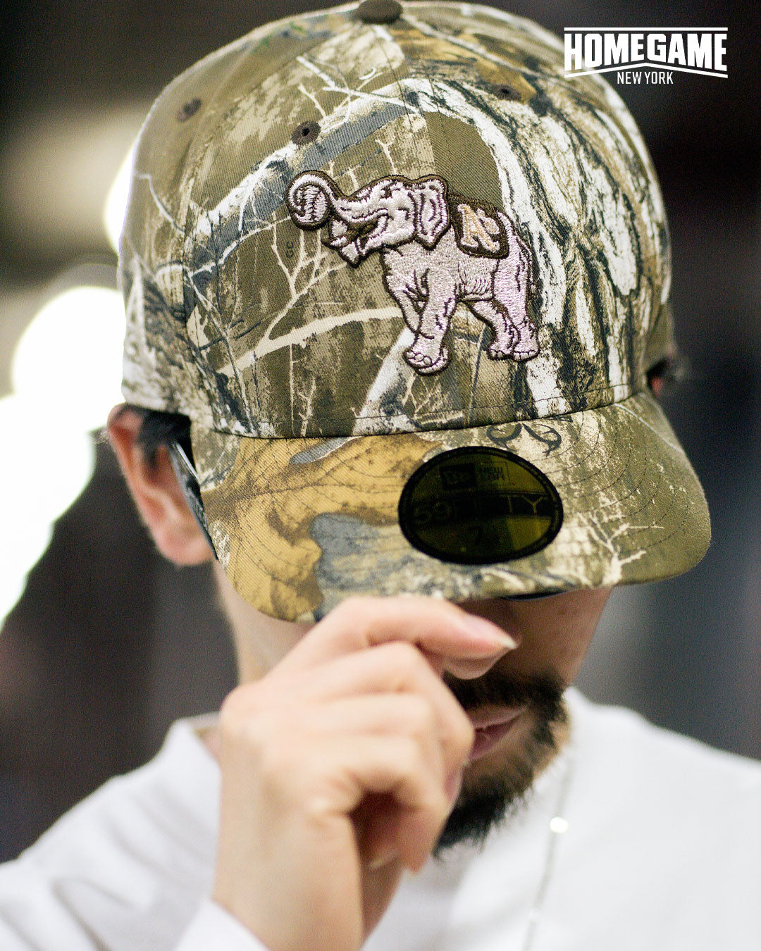 NEW ERA - PHILADELPHIA ATHLETICS 59FIFTY CO ELEPHANT REAL TREE 【71037326】
