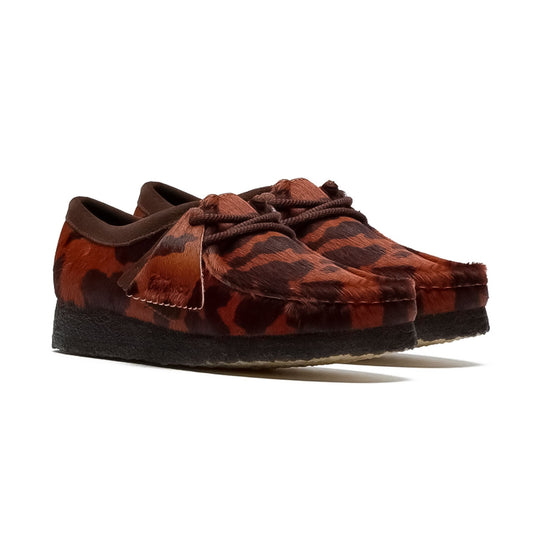 Clarks - Wallabee. Brown Cow Print 【26183072】
