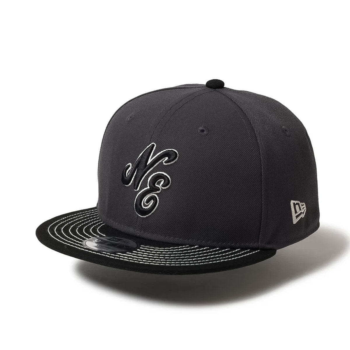 NEW ERA - Youth 9FIFTY 2-Tone Classic Logo GRAPHITE BLACK 【14671581】