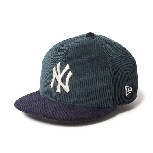 NEW ERA New York Yankees - Youth 9FIFTY Corduroy BLUE GREEN/NAVY 【14671567】