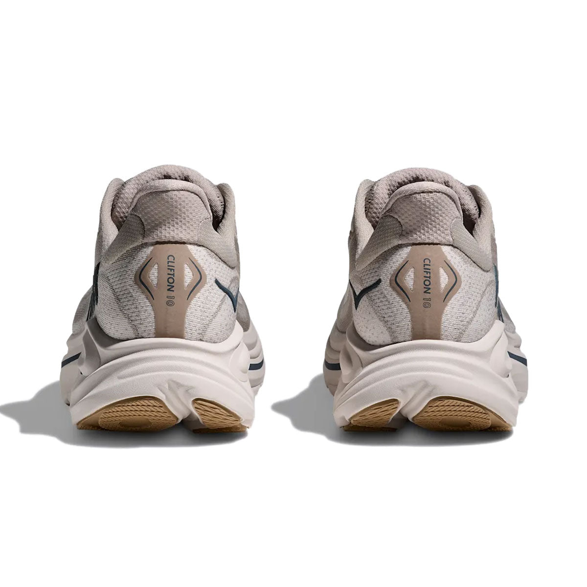 HOKA - CLIFTON 10 WIDE PATTY/GROUT【1162032-PTYG-MG】