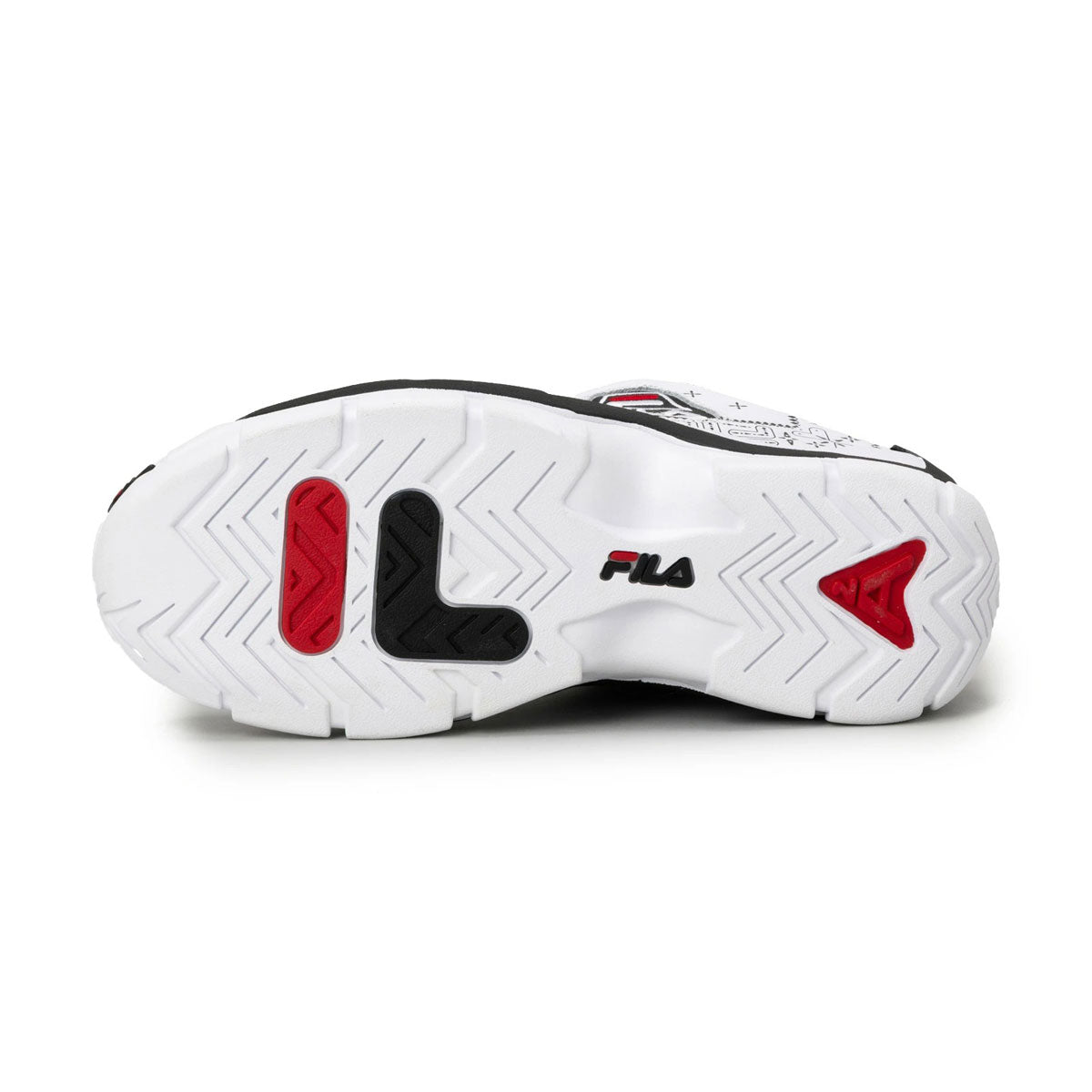 FILA - GRANT HILL 2 LOWPURE PURE WHITE/BLACK/Chinese Red