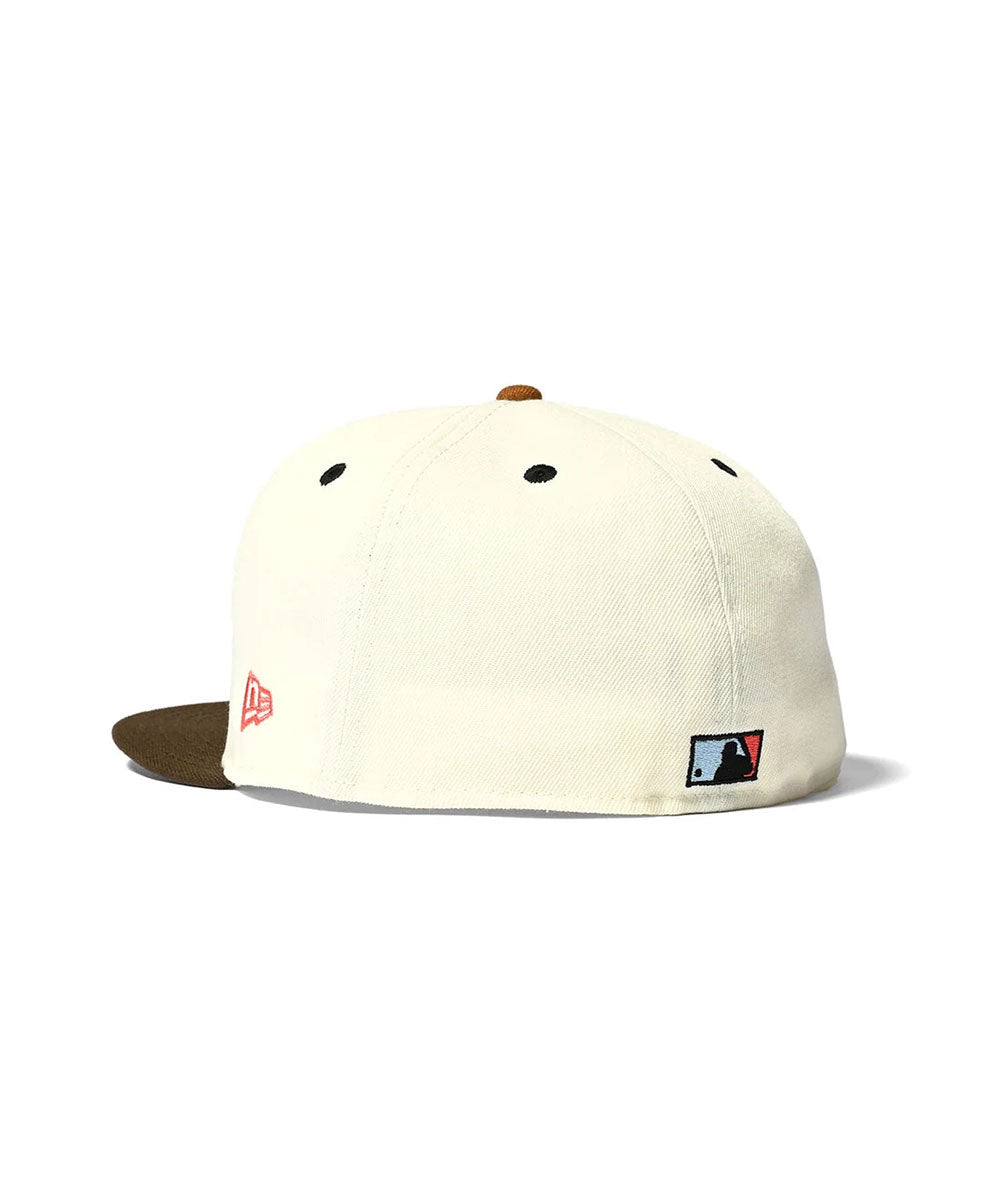 NEW ERA - Los Angeles Dodgers CO 59FIFTY WORLD SERIES CHROME/WALNUT【70760415】