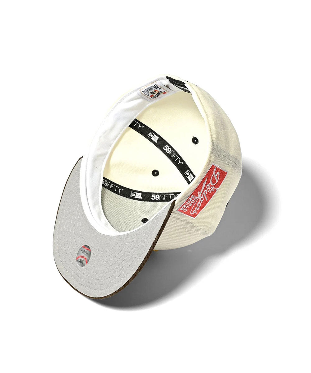 NEW ERA - Los Angeles Dodgers CO 59FIFTY WORLD SERIES CHROME/WALNUT【70760415】
