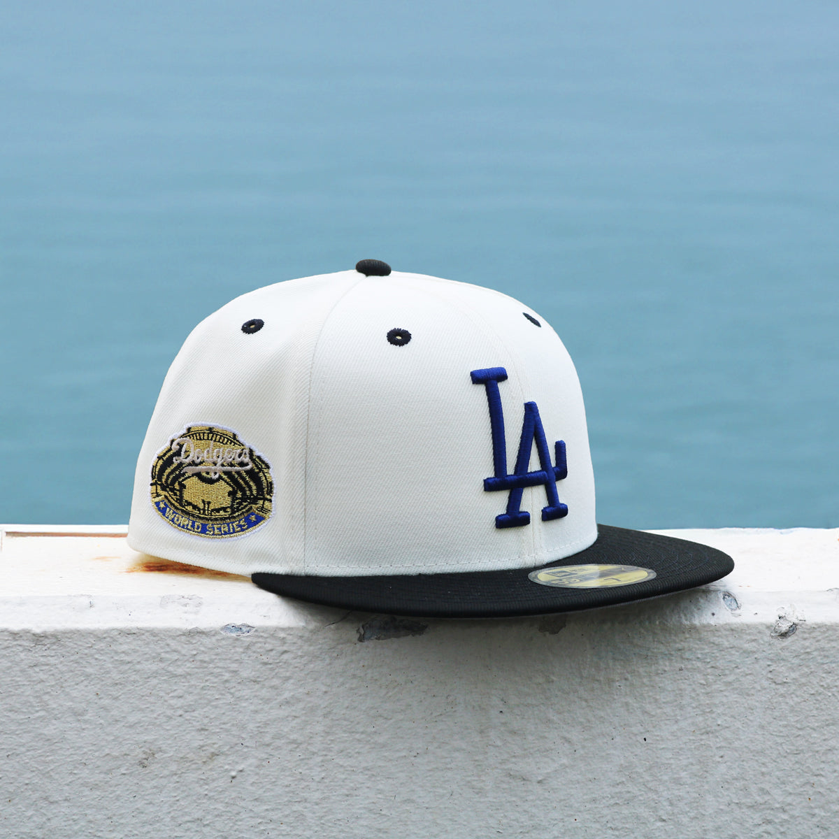 NEW ERA - 59FIFTY LOS ANGELES DODGERS CO1963 WS CHROME/BLACK【70894901】