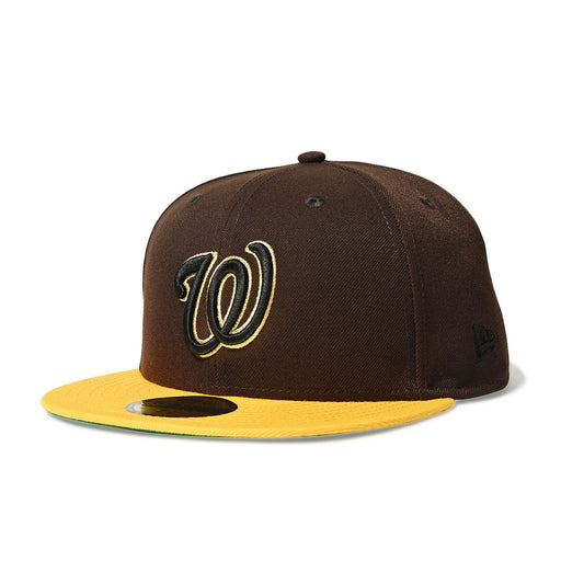 NEW ERA WASHINGTON NATIONALS - 59FIFTY CO BURNTWOOD/AGOLD 【70940905】